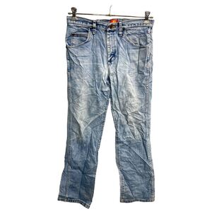 Wrangler カウボーイ ロングパンツ W31 ラングラー 36MWZ ブルー コットン メキシコ製 古着卸 アメリカ仕入 2310-580