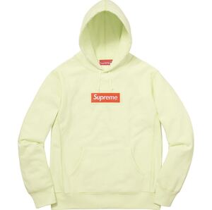 国内正規 新品 17FW Supreme Box Logo Hooded Sweatshirt パーカー Lime ライム M 17AW