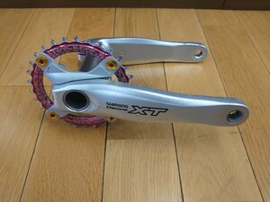 シマノ デオーレXTクランクセット FC-M760/761 170T racefaceナローワイドチェーンリング30T 