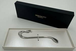 n727MT MIKIMOTO ミキモト ブックマーカー 栞 しおり パール シルバー 真珠