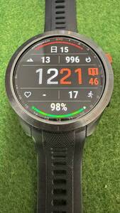 【送料無料・中古品】GARMIN APPROACH S70 47mm GPSゴルフスマートウオッチ