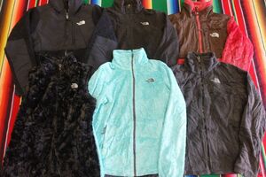 xLDS-NFFL28 レディースサイズ ノースフェイス THE NORTH FACE フリースジャケット￥1～ビンテージUSA古着卸セット業者まとめ売り