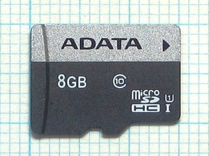 ★ADATA microSDHC メモリーカード ８GB 中古★送料８５円・１８５円