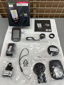 新品未使用品　bryton Rider S500トリプルセンサー付き kit GPSサイクルコンピューター ハート、スピード、ケイデンスセンサー付属