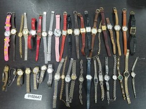 0102A47　腕時計　ジャンク品　おまとめ40点　QUARTZ　PLAZA　SEIKO など ※動作未確認