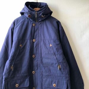 90s LL Bean Thinsulate キャンバス マウンテンパーカー M パープル ビンテージ 90年代 LLビーン フィールド ジャケット シンサレート