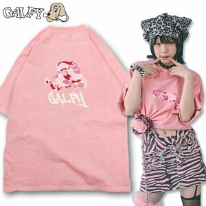 ガルフィー GALFY XLサイズ ガルフィーカモボックスロゴ Tee 142052 半袖Tシャツ #50 ピンク ヤンキー TGC