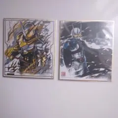 仮面ライダー色紙ART　ビルド　エターナル