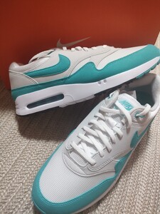 新品 定価21450 NIKE GOLF AIR MAX 1 86 OG 28.5cm ナイキ ゴルフ エアマックス スパイク ゴルフシューズ ホワイト ターコイズ 防水 2024年