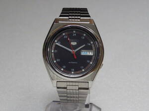 A-97 SEIKO 5 セイコー ファイブ 7S26-0570 純正ベルト 自動巻き デイデイト 腕時計