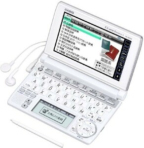 CASIO Ex-word 電子辞書 XD-A6500WE ホワイト 辞書総合モデル ツインタッチ