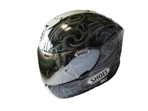 SHOEI　ショウエイ　X-TWELVE　KAGAYAMA　ヘルメット　ミラーシールド 付　TC-5　BLACK / WHITE　Lサイズ