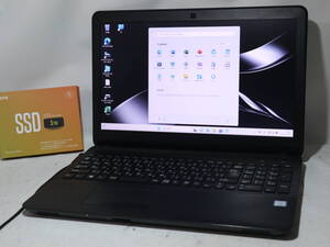 ★ VPH11 7300HQ/ 第7世代 Core i5★win11 pro ≪ 爆速仕様 ≫ SSD128ＧB(内臓)+新品SSD1TB(内臓)メモリ16G/WiFi/DVD/Bluetooth/office2021