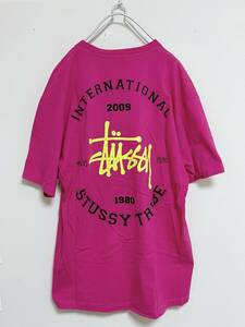 送料230円〜 レア Stussy オールド ステューシー クロスボーン 両面プリント Tシャツ size L #オールドステューシー　#OLDSTUSSY