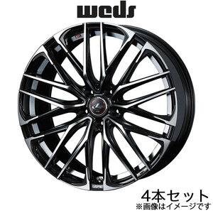 レオニスSK アコード CL7/CL8/CL9 17インチ アルミホイール 4本 パールブラック/ミラーカット 0038323 WEDS LEONIS SK