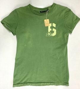 AMERICAN EAGLE アメリカンイーグル　Sサイズ メンズ　子供　アメカジ　古着　半袖Tシャツ グリーン