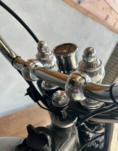 sr400 ハンドルポスト　レトロ　クラシック　汎用 