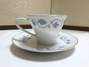 ★昭和レトロ品★【　⑥　 Noritake　ノリタケ 　葡萄柄　コーヒーカップ＆ソーサー　 　1点　 】アンティーク品　★最安送料円で発送可！