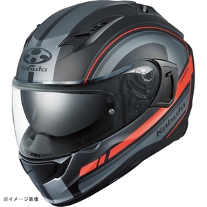 在庫あり KABUTO(カブト) ヘルメット KAMUI-3 RIDGE カムイ・3 リッジ カラー:フラットブラックグレー サイズ:M(57-58cm)