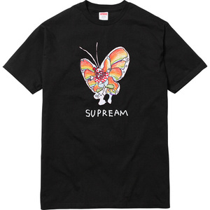 新品本物★【黒★Mサイズ】★Gonz Butterfly Tee ゴンズ コラボ バタフライ 正規店購入 シュプリーム レア 入手困難 限定 Supreme 2016S/S