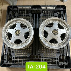 TA-204 激安 ホイール O.Z. Racing 16インチ 8J +35 5H PCD114.3 ２本セット 希少 限定品 現状品