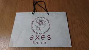 ★axes　femme　アクシーズファム　ショップ紙袋★