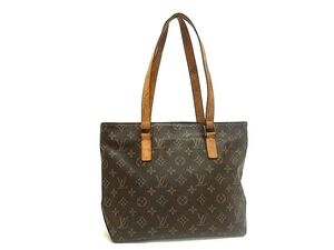 1円 LOUIS VUITTON ルイヴィトン M51148 モノグラム カバ ピアノ トートバッグ ショルダーバッグ 肩掛け ブラウン系 GA0696