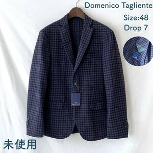 ■ タグあり未使用 イタリア製 ■ Domenico Tagliente ドメニコタリエンテ ■ ジャケット ■ 48 ■ ウール ■ マルチカラー チェック ■ /