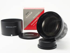 ★実用品★ コーワ KOWA SER 200mm F4 ★超希少極上美品元箱つきのメタルフード付属 #TA4865