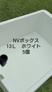 メダカ容器　13L　ホワイト　5個