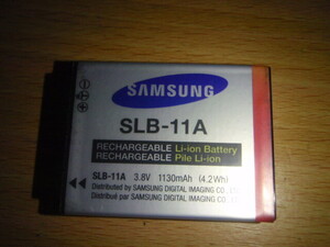 SAMSUNG-3 Samsung純正充電式バッテリー SLB-11A (EX1用)