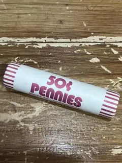 未開封 アメリカ 1セント PENNIES ペニー 50セント束