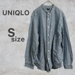 ユニクロ　UNIQLO シャツ　メンズ　ストライプ　綿　コットン　Sサイズ