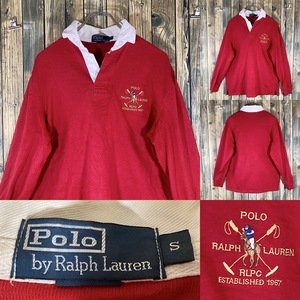 Polo Ralph Lauren RLPC ロングポロ サイズS 襟汚れ アメリカ輸入/ビンテージ/ロンT/LONG SLEEVE/L-S/古着/古着卸