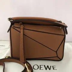 大人気❣️ロエベ　LOEWE パズルバッグ ミニ バッグ　パズル　タン