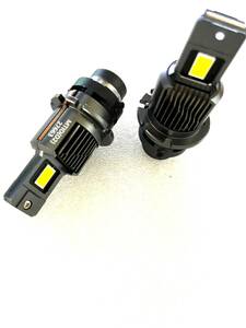 1円～ LEDバルブ2個セット ヘッドライトD2S/D2R/D4R/D4S 20000LM 6000Kホワイト 車検対応/純正HID交換型 2本セット/1年保 ハイエース200系