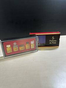 〇 大阪 直接引取り可 和泉市 羽曳野市 CARDIN ma griffe IVOIRE など 5 parfums de Paris ミニチュア 香水 5点 ミニ香水 ミニボトル