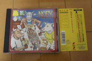 ☆即決 レア 国内盤帯付 NOFX LIBERAL ANIMATION CD ESCA6156