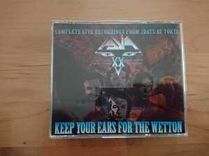 ★エイジア ASIA ★KEEP YOUR EARS FOR THE WETTON ★4CD ★中古品★中古CD店購入品