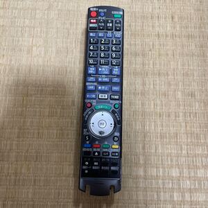 動作確認済み【Panasonic】◆パナソニック◆ BD テレビリモコン n2qayb000920 上フタ無し 中古品