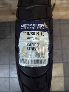 【未使用品！19年13週製造】METZELER KAROO STREET 110/80R19 59V TL