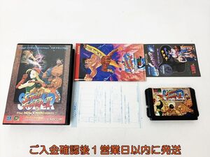 【1円】メガドライブ スーパーストリートファイターII ゲームソフト 箱/説明書 付き 起動確認済 MD J02-412rm/F3