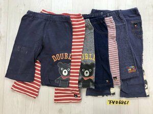 DOUBLE.B MIKIHOUSE ミキハウス キッズ ボトムス 90サイズ 8点セット まとめ売り 紺グレー赤