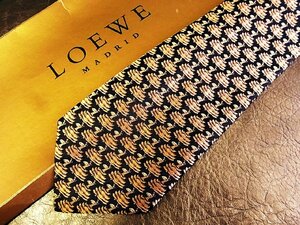 ♪vr0820♪良品♪【LOEWE】ロエベ【女性 舞踊 柄】ネクタイ