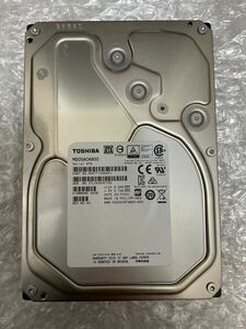 (19) HDD 8TB TOSHIBA MD05ACA800 3.5インチ　フォーマット済み 「正常」状態　電源入り150回　使用時間1585時間　7200rpm 