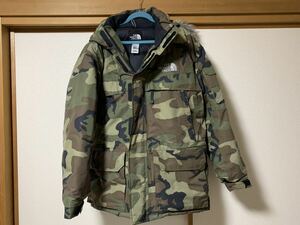 THE NORTH FACE ザノースフェイス マクマードパーカ Sダウンジャケット 迷彩　ND00492