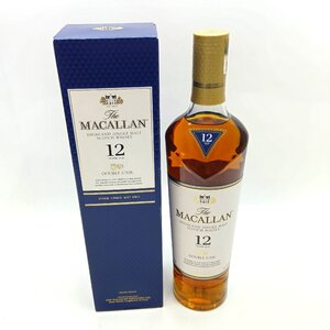 [9304-012-②] 未開栓 MACALLAN マッカラン12年 ウイスキー ダブルカスク 箱あり 700ml 40% 古酒 箱