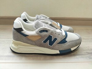 24.5cm 新品 NEW BALANCE ニューバランス U998TA グレー 検 990 991 992 アメリカ製 USA製 M998