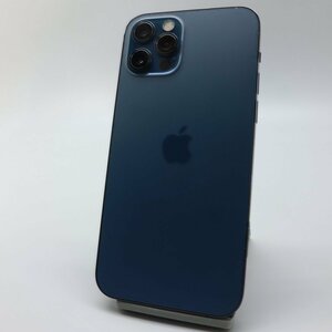 Apple iPhone12 Pro 128GB Pacific Blue A2406 MGM83J/A バッテリ84% ■ソフトバンク★Joshin8875【1円開始・送料無料】