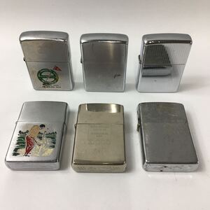 ★E09612/ZIPPO ジッポー/オイルライター/ゴルフ 等/1984/1979 他/まとめて/計6点セット/火花OK す